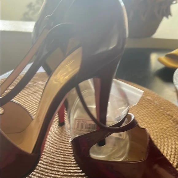 Christian Louboutin Burgundy Women's Shoes - Picture 5 of 12